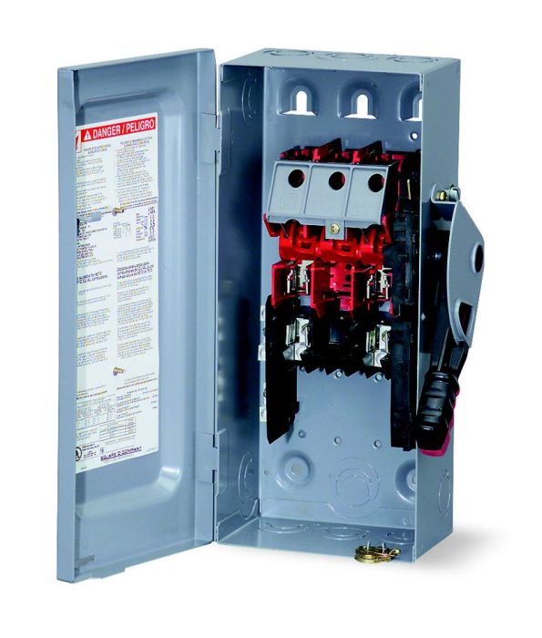 Details about   New GE THN2261DC 30 Amp 600v Non Fused Single Phase Disconnect Safety Switch 