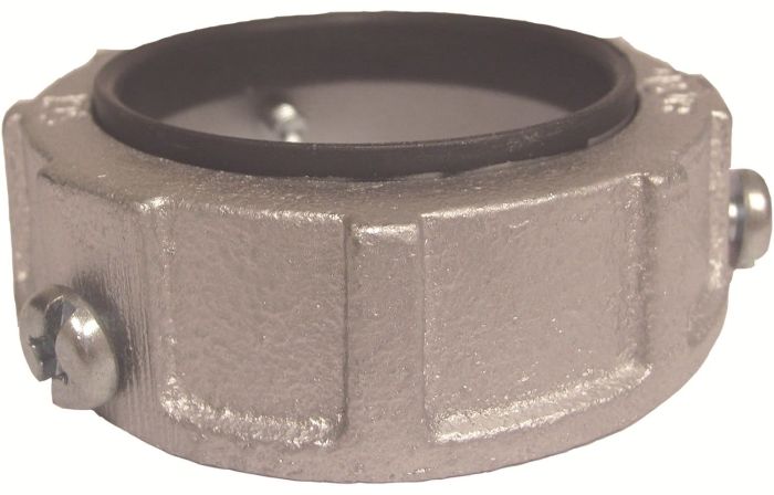 ONE ELECTRICAL CONDUIT BUSHING 6 IN RIBBED MALLEABLE IRON GEONEY 2-600 