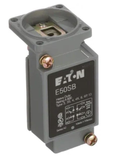 Cutler-Hammer Limit Switch Plug-In Switch Part Contact Configuration : 2  Normally Open -2 Normally Closed. 10 Amphere Contact Rating.