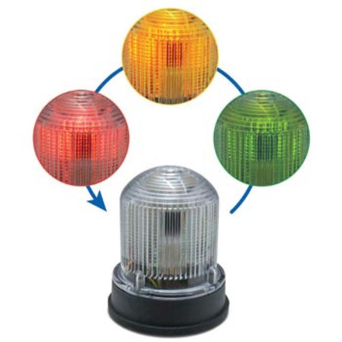 Edwards Signaling 105XBRIRGA120A 120VAC Red/Green/Amber LED Multi-Status  Indicator
