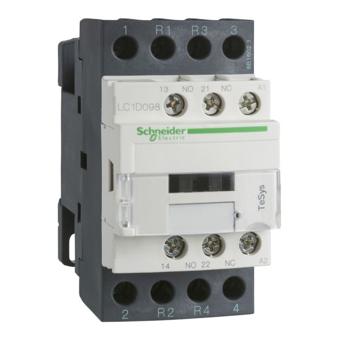 Contacteur Moteur LC1D258P7 - 40A 230V, 2 Contacts NO + 2 Contacts NC, Pour Commande De Charges Résistives Et Moteurs