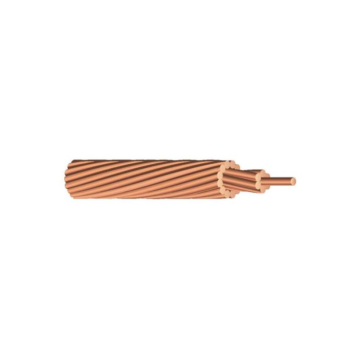 6AWG Stranded Bare Copper Wire • By-the-Ft.