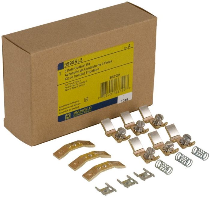 Square D by Schneider 9998SL3 3Pole Size 1/1P NEMA Contactor