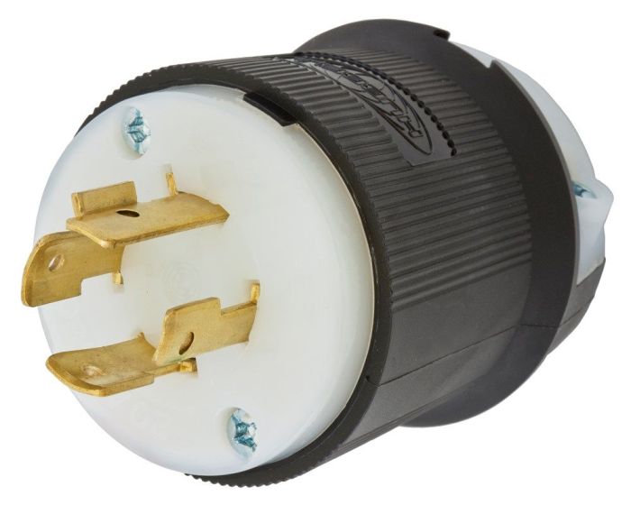 Hubbell Kellems HBL2431 480VAC 3Phase 20A 3P4W L16-20P Black/White