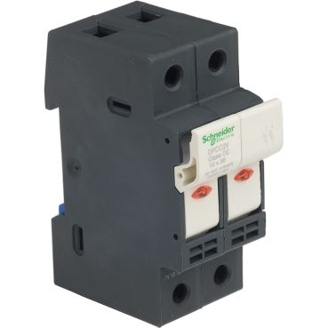 Fuse Carrier Tesys DF, 2-Pole 30 Amp, Fuse Class CC, Blown Fuse Indicator