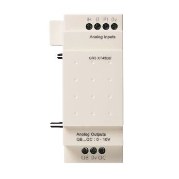 Analogue I/o Extension Module, Zelio Logic, 4 I/o, 24 V Dc