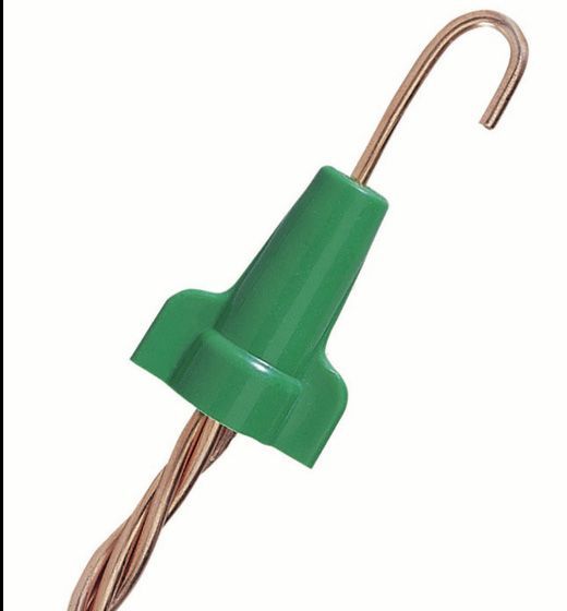Ideal 30092 Greenie Grounding Wire Connector, Model 92 Green, Wire