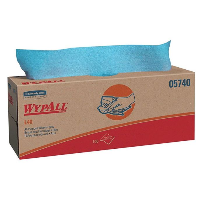Kimberly Clark 5740 Wypall L40 Pop-Up Box Wipers Blue 16.4 x 9.8 GID-KCC05740 16.4 x 9.8 Kimberly Clark 5740 Wypall L40 Pop-Up Box Wipers Blue 16.4 x 9.8 GID-KCC05740 16.4 x 9.8