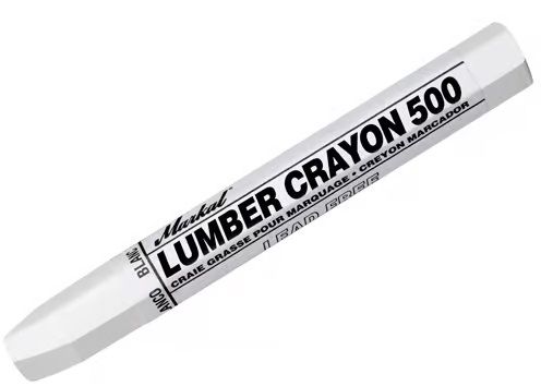 Lumber Crayon 500 , 0.5, White