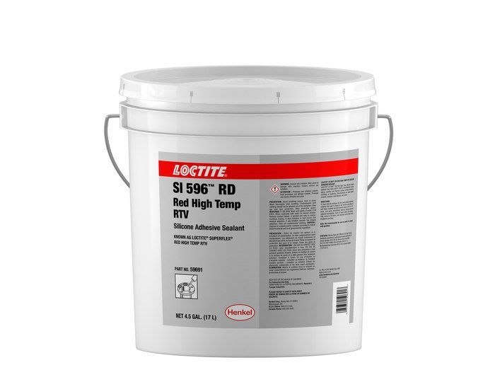 Loctite 234607 40 Lb Pail Red RTV Silicone Sealant High Temp