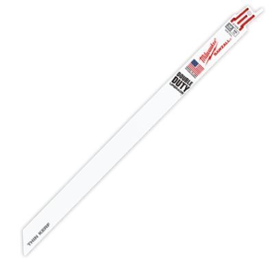 Milwaukee 48-00-5189 12x3/4 18 TPI Straight Back Reciprocating Saw Blade