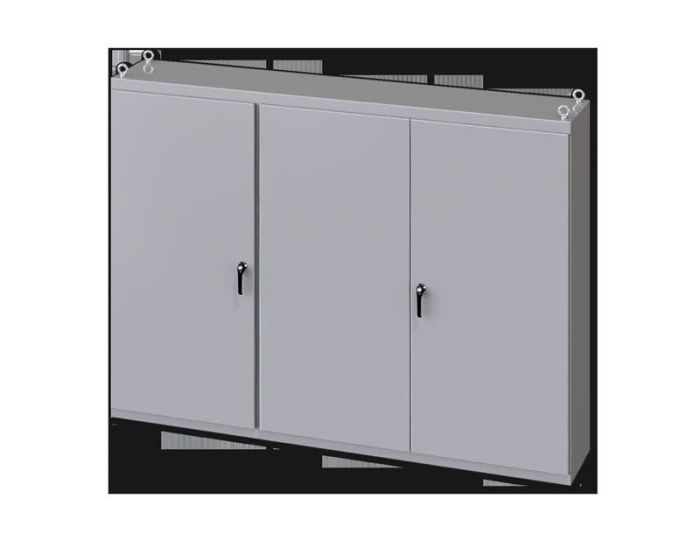 Saginaw Control SCE-86M3E20 Three Door Enclosure, NEMA 3R,12