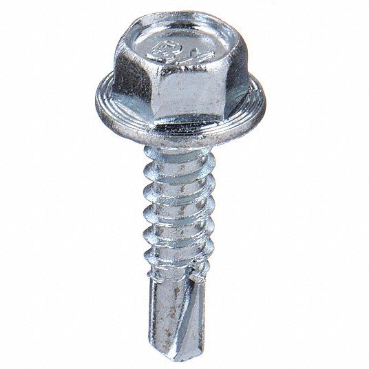 8-18x2 Steel Self Tapping Zip Screw Hex Head