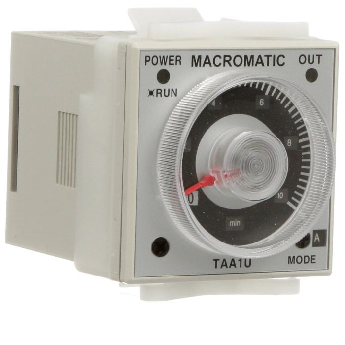 Analog Time Relay Relay, E-Mech, Time Delay, Multi-Mode, Analog Set, 100-240 VAC-24-240 ...