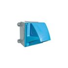 Blue Poly 70 Degree Angle Adapter with Aluminum Wall Box with 3/4" NPT Size 4