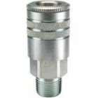 3/8 Inch Quick Connect X 3/8 Inch MNPT 300 PSI Steel Quick Coupler