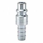 3/8 Inch Quick Connect X 1/2 Inch Hose Barb 2.09 Inch 300 PSI Steel Hose Nipple