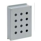 Pushbutton Encl - 12 PB x 22.5mm - Steel/Gray