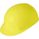 Hard Hat, 4-Point Ratchet, Front Brim, Yellow