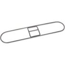N12 Wallmount Encl w/panel - 30 x 16 x 6 - Steel/Gray