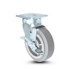 Caster 6 Inch X 2 Inch Wheel 600 Lb Capacity Swivel with Brake