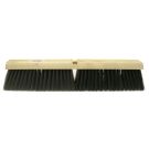 Threaded Tip Push Broom, 18 in OAL, 3 in Trim, Medium, Dark Gray/Black
