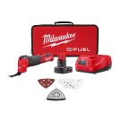M12 Fuel Oscillating Multi-Tool Kit. Includes M12 Redlithium XC 4.0 Extended Capacity Battery Pack, Charger, Open-lok 1-3/8 Inch HCS Wood Blade and Sanding Pad