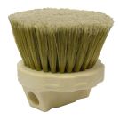 Round Window Brush, 4-1/2 in Brush, 4-1/2 in L Block, 4-1/2 in OAL, 2-1/2 in Polystyrene Trim