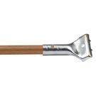 Bolt-On Tip Broom Handle, 15/16 in Dia x 60 in L, Hardwood