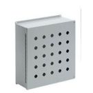 N12 Hinged PB Encl - 25 PB x 22.5mm - Steel/Gray