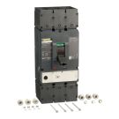 PowerPact L Circuit Breaker, Motor Protector, 600A, 3P, 600V, 25kA