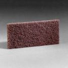 3M Doodlebug 8541 Brown Scrub Pad 4.625 x 10 Inch (Box 5)