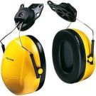23dB Yellow/Black ABS Plastic Cap Mount Flexible Ear Muff