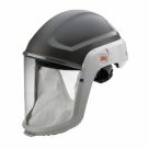 6-3/8 to 8 Gray Loose Fitting Facepiece Respiratory Hard Hat Assembly