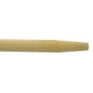 Tapered Tip Squeegee Handle, 1-1/8 in Dia x 72 in L, Wood Tip, Hardwood Handle, Natural