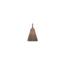 Upright Broom, 54 in OAL, 15 in Trim, Corn/Fiber Bristle, Wood Handle
