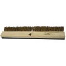 Threaded Tip Push Broom Kit With Squeegee, 18 in OAL, 2 in Trim, Palmyra Bristle; Contains 12 Handles and 12 Sweeps
