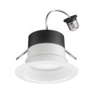 Contractor Select E-Series 4" Integrated LED Retrofit White Recessed Light, Switchable CCT – 2700K, 3000K, 3500K, 4000K, and 5000K, 90+ CRI