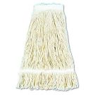 Mop Head 22 Oz White Cotton Looped End Narrow Band