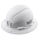 Full Brim Hard Hat - Class E - Type 1 - Non-Vented - Color: White