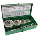 1/2 To 2 Inch Hydraulic Knockout Punch Kit. Slug-Splitter Capacities up through 10 Gauge Stainless Steel