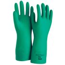Solvent Nitrile Chemical Resistant Gloves, Size L (9), 13 Inch Long, 15 Mil Thick