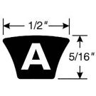 V-Belt 182 Inch Outside Length, A180, A Cross Section