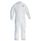Breathable Particle Protection Coveralls, XXXL, Zipper Front, Open Wrists and Ankles, 24 per Case