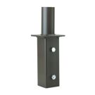 4" Tenon Adptr, Sqr Poles, Brz