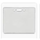 ID Badge Holder Horizontal Clear 3.75 Inch X 3 Inch, Pack of 50