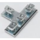 Pre-Assembled 5-3/8x3-1/2 Steel Channel Flat Plate Includes: Channel Nuts & Bolts