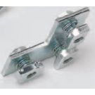 Pre-Assembled 9/16 Dia Hole 3-1/2x3-1/2 Steel Channel Angle Plate Includes: Channel Nuts & Bolts