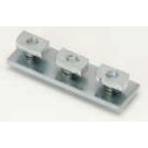 Pre-Assembled 5-3/8x1-5/8 Steel Channel Flat Plate Includes: Channel Nuts & Bolts