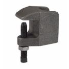 1/2 Inch Wedge C Beam Clamp, 1/2-15 Thread/Rod in THK Flange, 810 Lbs Load, Zinc Plated